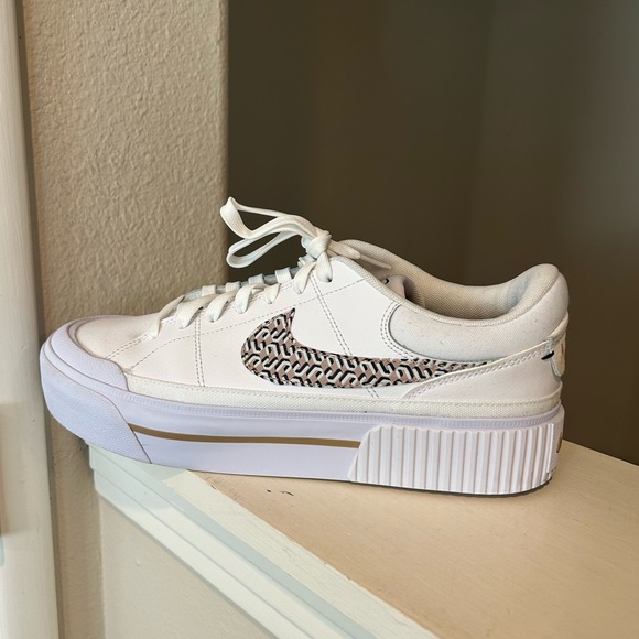 Nike Court Legacy Lift "White/Hemp" Women’s Size 11- FD0558-100 - Picture 4 of 9